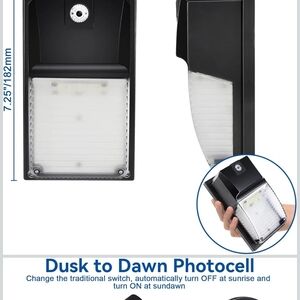 18W LED Wall Ligth With Photocell Sensor (45)